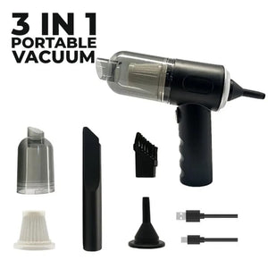 3 In 1 Portable Mini Vacuum Cleaner