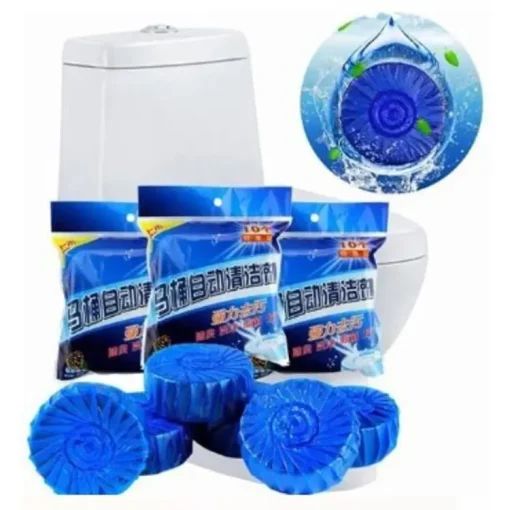 10 Pcs Toilet Cleaner Tablets | Powerful WC Cleaning with Fresh Fragrance | Easy to Use