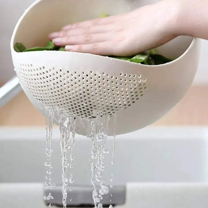 Draining Basket Kitchen Sink Strainer Bowl | Fruit & Vegetable Washing Container | Multi-Functional Colander