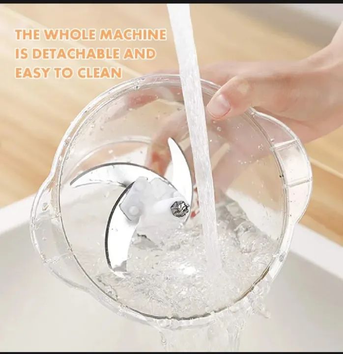 2 Liter Manual Food Chopper | Hand Operated Vegetable & Meat Chopper Machine