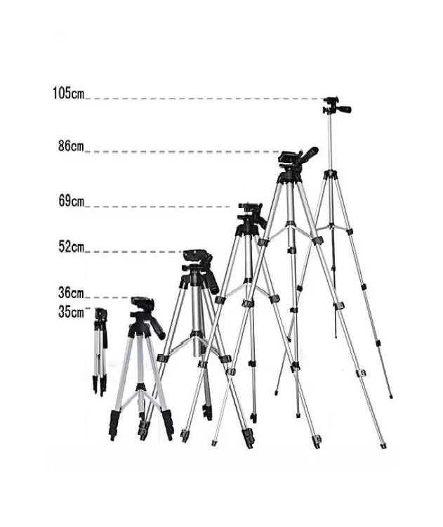 Professional Tripod Stand Maximum 42 inch Height For Camera DSLR Camcorder Mobile Phones