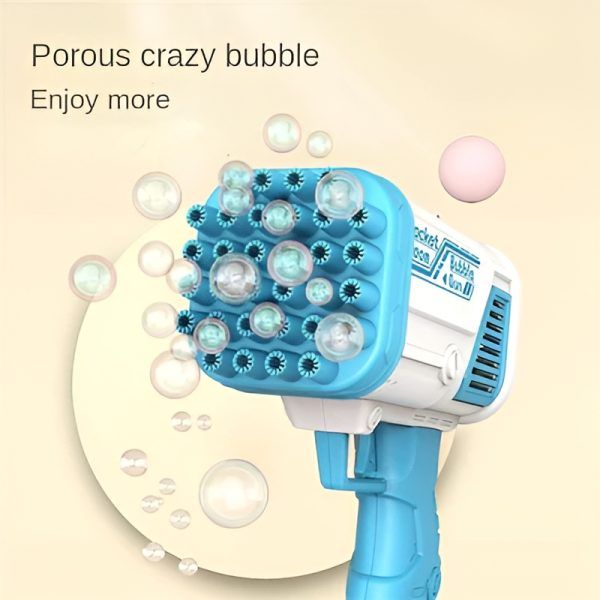 36 Hole Electric Bubble Gun for Kids | Automatic Water Bubble Machine with Bubble Liquid Included