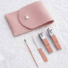 4pcs set Manicure Set for Men and Women Stainless Steel Earpick Nail Clippers Pedicure Nail Scissors Tools