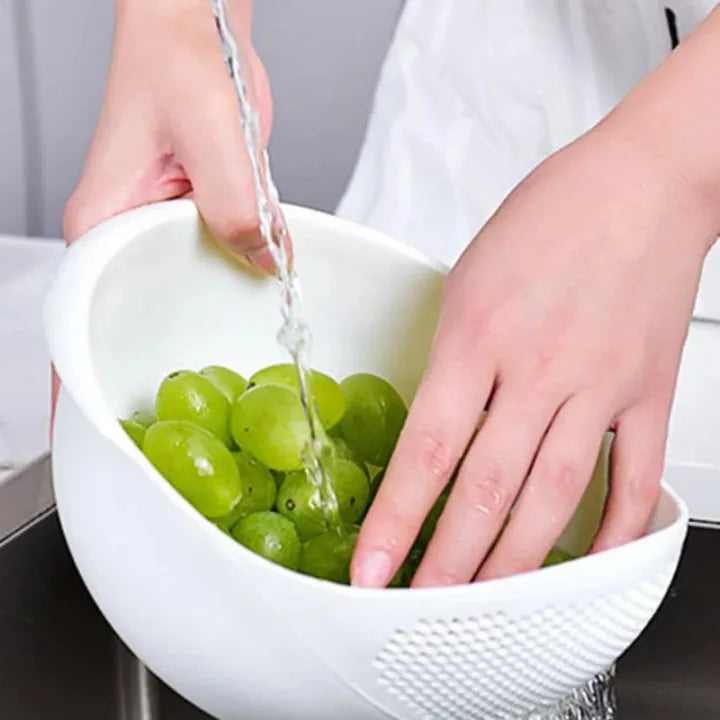 Draining Basket Kitchen Sink Strainer Bowl | Fruit & Vegetable Washing Container | Multi-Functional Colander