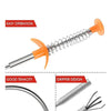 60cm Bendable Drain Cleaner Hook | Sink & Sewer Clog Remover Hair Cleaning Spring Tool