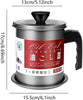 Stainless Steel Kitchen Oil Filter Pot – Oil Strainer & Storage Container with Non-Slip Handle