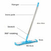 Flat Microfiber Floor Mop – Wet & Dry Home Cleaning Mop for Tiles, Marble, Wood & Laminate Surfaces