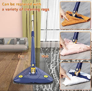360° Triangle Spin Mop –  Easy Floor Cleaning For Home & Office