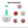 2 Liter Manual Food Chopper | Hand Operated Vegetable & Meat Chopper Machine