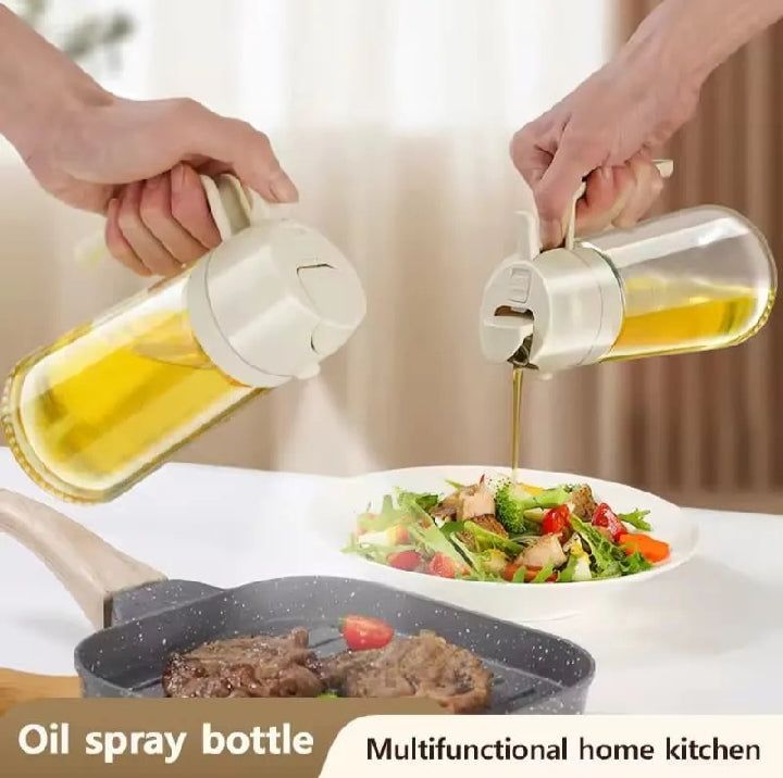 2 in 1 Oil Sprayer & Dispenser Bottle