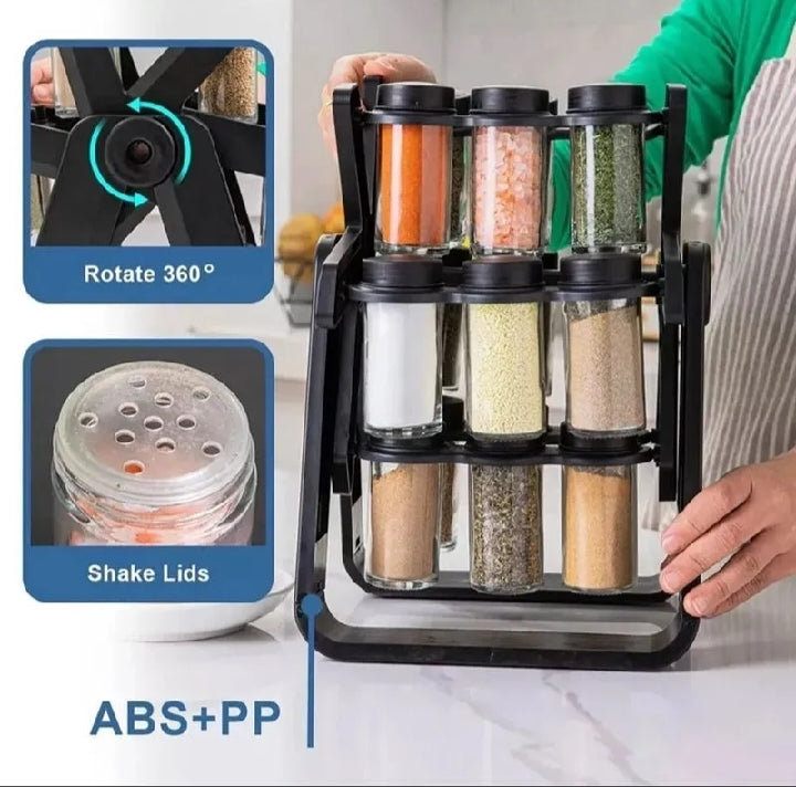 18 Jar Rotating Spice Rack