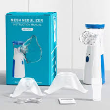 SSPK-Portable Mesh Nebulizer USB & Battery Operated | Mini Nebulizer With Mask | Personal Inhaler for Efficient Respiratory Care