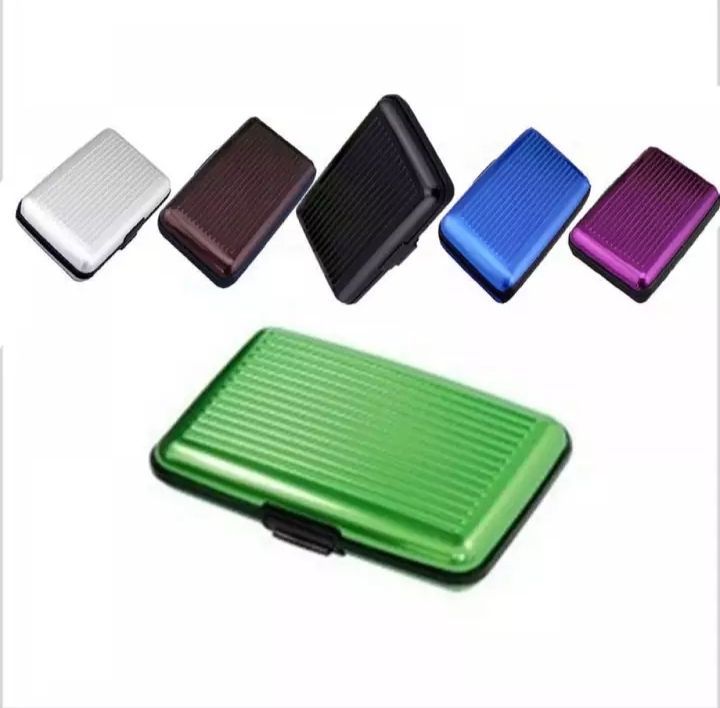 Aluminium Waterproof Aluma Wallet Multicolor Card Holder Case for Men & Women