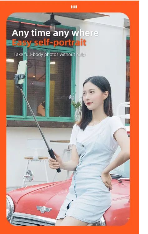 Best 3-in-1 Wireless Selfie Stick R1 / R1S with Light | Tripod Stand & Bluetooth Shutter for TikTok, YouTube, Vlogging & Travel