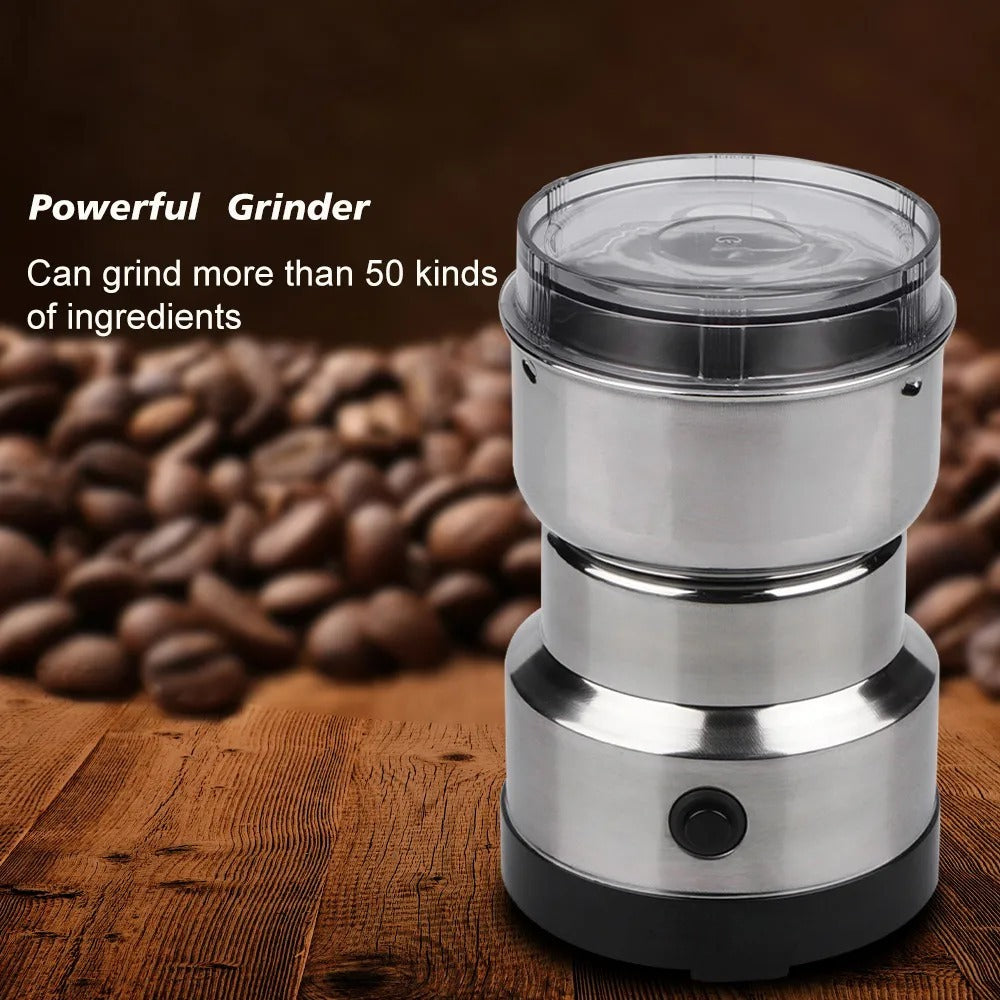 Raf Mini Electric Grinder Stainless Steel Coffee & Spice Grinder Machine 220V | Masala, Beans & Dry Food Grinding