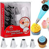 Cakeware 15 Piece Cake Decorating Set Frosting Icing Piping Bag Tips With Steel Nozzles