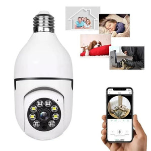 CCTV 1080P Full HD WiFi Smart Camera | Home Security Bulb Socket Camera