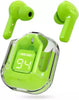 Air31 earbuds With SILICON POUCH wireless crystal Transparent and Bluetooth Air 31Type C