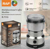 Raf Mini Electric Grinder Stainless Steel Coffee & Spice Grinder Machine 220V | Masala, Beans & Dry Food Grinding