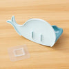 Fish Shape Soap Box – Wall Mounted Self-Adhesive Bathroom Soap Holder Rack