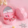 Heart Shape Cute Princess Jewellery Box for Baby Girls Makeup Box with Mirror for Girls