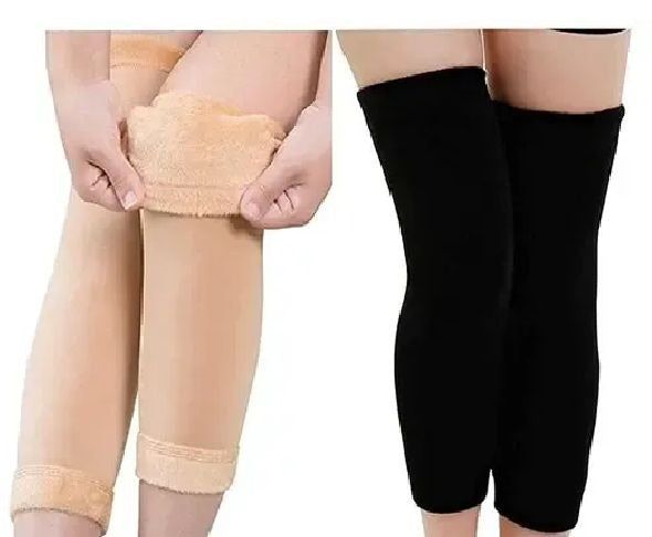Men & Women Winter Plush Compression Socks – Cold Proof Non-Slip Knee Support Leggings for Joint Pain, Injury Recovery & Outdoor Sports