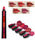 5-in-1 Matte Lipstick Set – Red, Brown, Nude, Pink & Maroon | Waterproof, Long-Lasting, Creamy Matte Finish