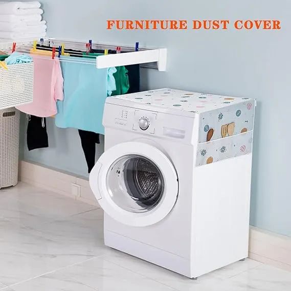 Refrigerator Top Dustproof Decorative Cover for Fridge, Washing Machine & Dryer – Random Design
