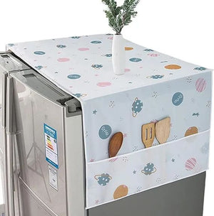 Refrigerator Top Dustproof Decorative Cover for Fridge, Washing Machine & Dryer – Random Design