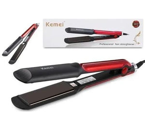 Kemei KM-531 Professional Hair Straightener | Ionic Plate with Adjustable Temperature Control