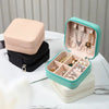 Travel Jewellery Box Organizer – Leather Storage Case for Jewelry & Hair Accessories