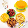 Kids Lunch Box – Burger Shaped Tiffin Box for School | Large Meal Box