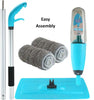 Water Spray Mop with Extendable Handle | Microfiber Flat Floor Mop for Wet & Dry Cleaning
