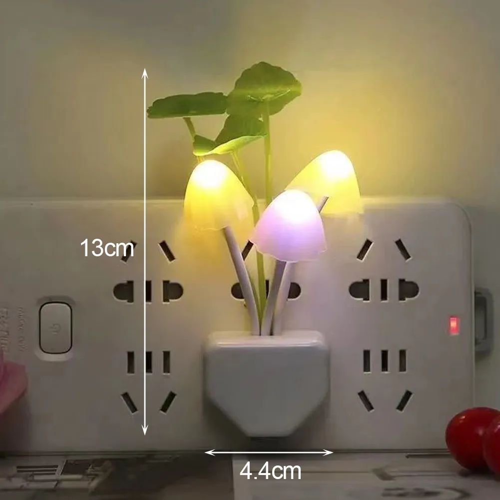 Mushroom Wall Sensor Night Light – Dream Fungus Induction Lamp for Bedroom & Home Decoration