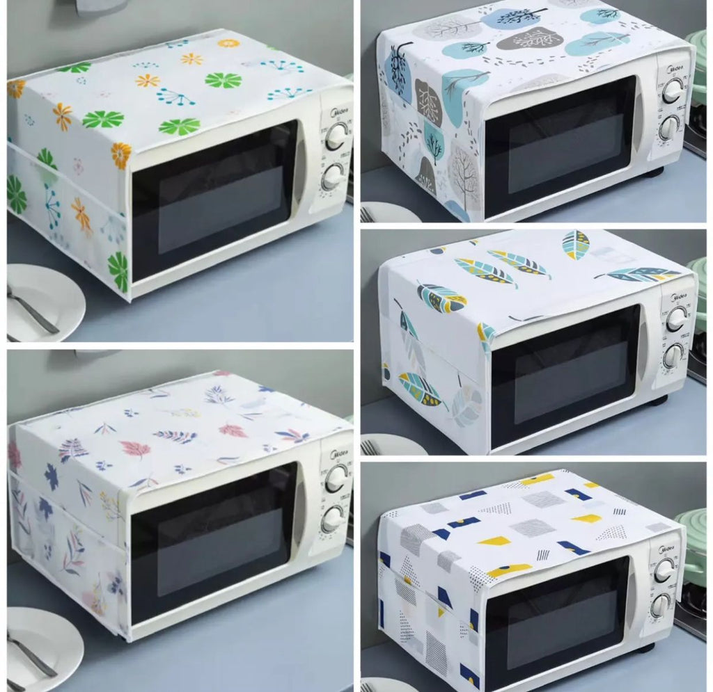 Waterproof Microwave Dust Cover | Protective Microwave Oven Cover for Kitchen