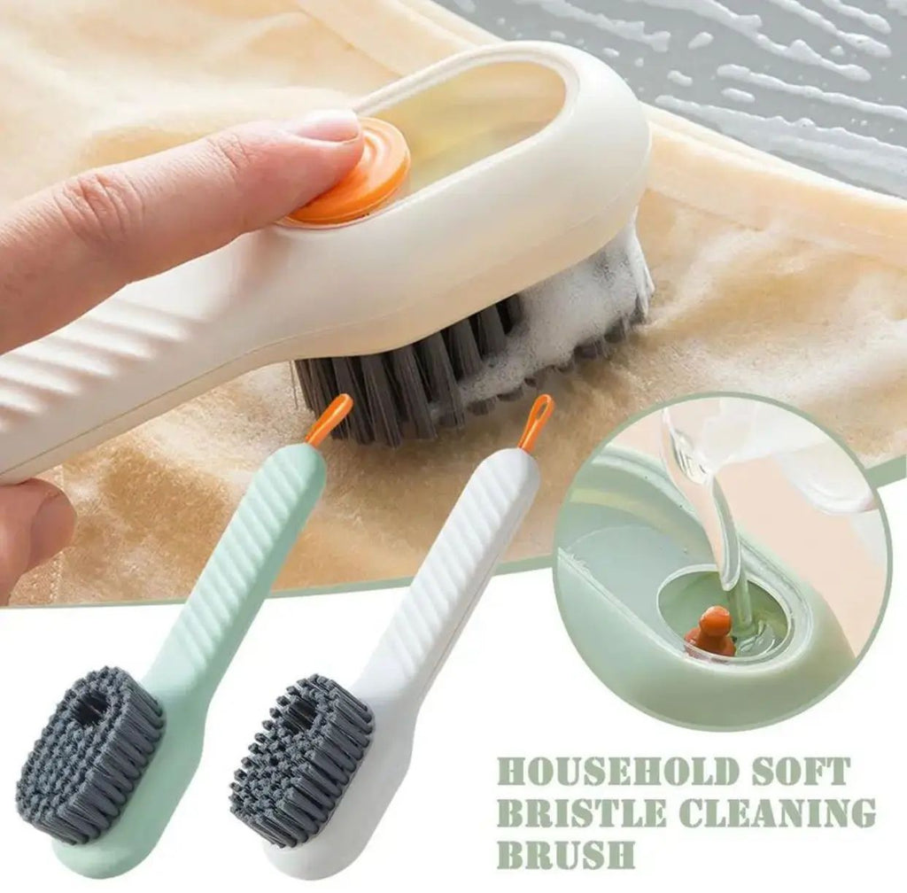 Mini Hydraulic Liquid Brush – Multifunctional Cleaning Brush for Kitchen, Bathroom & Home