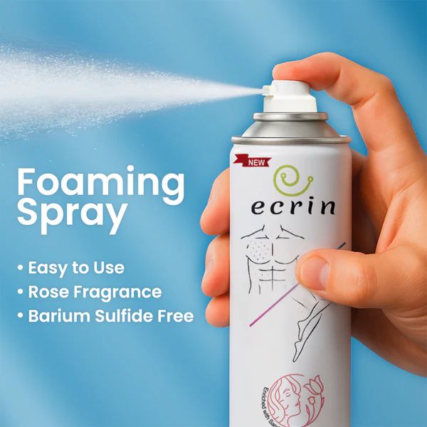 Original Ecrin Hair Removal Foaming Spray 200ml | Advanced Formula with Refreshing Fragrance