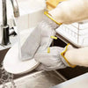 Steel Wire Dishwashing Gloves – Waterproof, Heat Resistant & Reusable Kitchen Cleaning Gloves