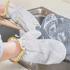 Steel Wire Dishwashing Gloves – Waterproof, Heat Resistant & Reusable Kitchen Cleaning Gloves