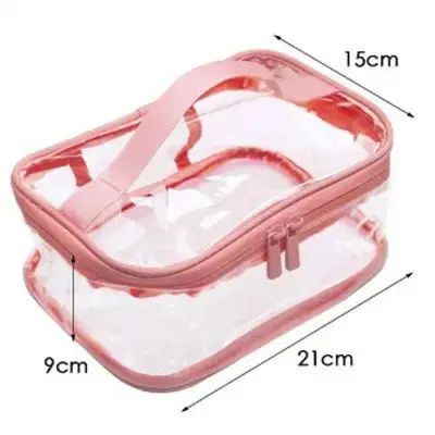 NEW Transparent Waterproof Square Cosmetics Organizer – Mix Random Colors