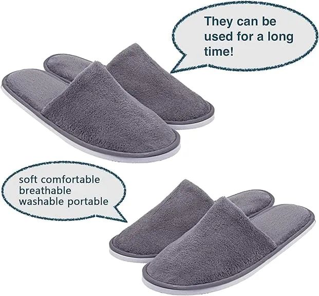 Soft Cotton Slippers for Men & Women – Warm, Comfortable Indoor Slippers (Random Colors)