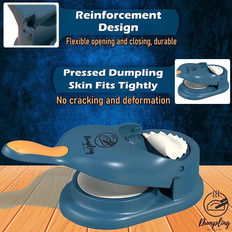 Samosa & Dumpling Maker Press Mould | Manual Pastry Dough Maker for Samosa, Ravioli, Momos & Dumplings | Kitchen Baking Tool