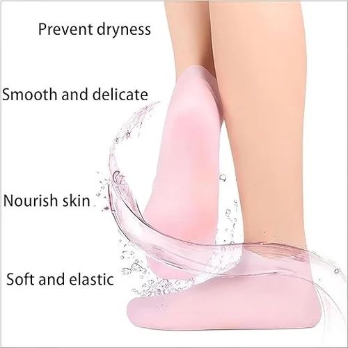 Silicone Full Socks Heel Crack Repair Moisturizing Gel Socks Soft Foot Care Protection
