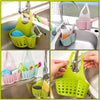 Sink Basket Drain Rack – Kitchen & Bathroom Corner Storage Sponge, Soap & Dishcloth Holder