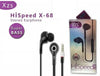 XZS X68 Hi-Speed Stereo Earphones Handsfree – Super Bass, Clear Mic & Premium Sound Quality