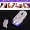 YES Finishing Touch 2-in-1 USB Rechargeable Painless Hair Remover | Instant Hair Removal for Face, Arms, Legs & Body (Men & Women)